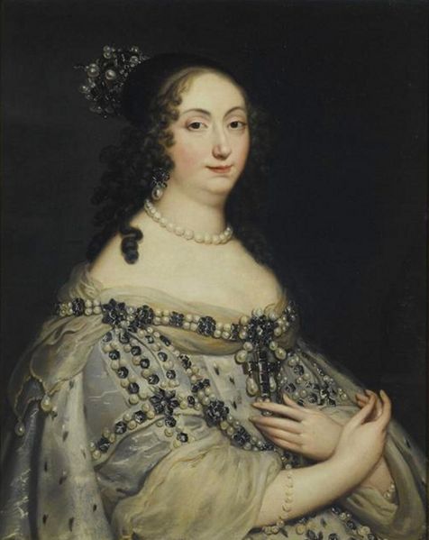 Portrait of Louise Marie Gonzaga de Nevers